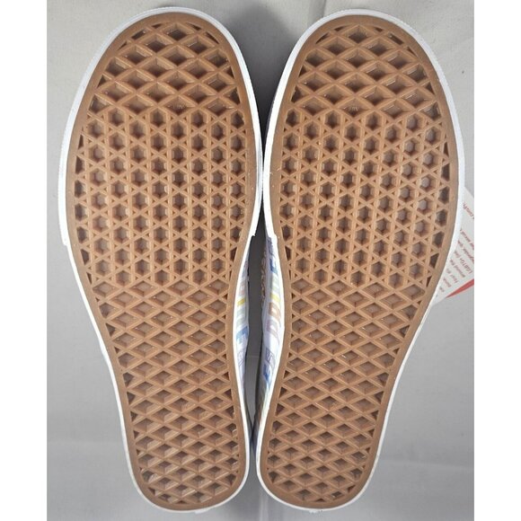 Vans Men\'s Pride  Classic Slip On Multi True White Canvas Shoes Size W 8/M 6.5 main image 9